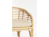 Кресло плетеное барное с подушкой Garden Relax Alaida алюминий, искусственный ротанг, олефин натуральный, бежевый Фото 8