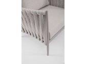 Лаунж-кресло плетеное с подушками Garden Relax Jacinta алюминий, роуп, олефин лунный Фото 6
