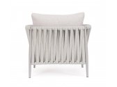 Лаунж-кресло плетеное с подушками Garden Relax Jacinta алюминий, роуп, олефин лунный Фото 5