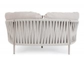 Лаунж-лежак плетеный с подушками Garden Relax Jacinta алюминий, роуп, олефин серый Фото 3