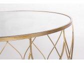 Комплект кофейных столиков Garden Relax Elenor сталь, стекло золотистый, прозрачный Фото 4
