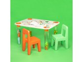 Стол детский Magis Little Flare поликарбонат, МДФ прозрачный, белый, оранжевый Фото 9
