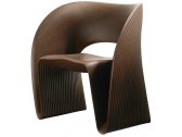 Кресло пластиковое Magis Raviolo полиэтилен ржавый коричневый Фото 1