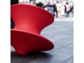 Кресло-юла пластиковое Magis Spun полиэтилен красный Фото 9