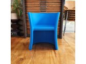 Кресло пластиковое детское Magis Trioli полиэтилен синий Фото 6
