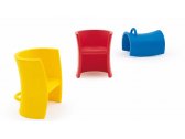 Кресло пластиковое детское Magis Trioli полиэтилен желтый Фото 10