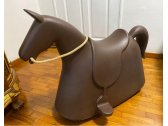 Лошадь-качалка пластиковая Magis Rocky полиэтилен, веревка коричневый Фото 11