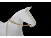 Лошадь-качалка пластиковая Magis Rocky полиэтилен, веревка белый Фото 7