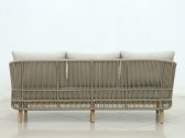 Комплект деревянной мебели Tagliamento Mali эвкалипт, алюминий, роуп, ткань натуральный Фото 23