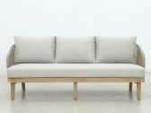 Комплект деревянной мебели Tagliamento Mali эвкалипт, алюминий, роуп, ткань натуральный Фото 24