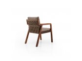 Комплект деревянной плетеной мебели Tagliamento Idea ироко, роуп, ткань Фото 9