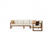 Комплект деревянной мебели Tagliamento Deep ироко, ткань Фото 9