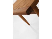 Комплект деревянной плетеной мебели Tagliamento Knob ироко, роуп, ткань Фото 15