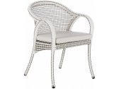 Кресло плетеное с подушкой POINT Havana алюминий, искусственный ротанг, ткань слоновая кость Фото 1