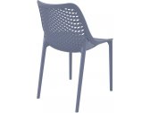Комплект пластиковой мебели Siesta Contract Sky 80 Air сталь, стеклопластик темно-серый Фото 7
