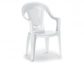 Кресло пластиковое SCAB GIARDINO Splendida 3 Scratchproof Monobloc пластик белый Фото 1