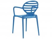 Кресло пластиковое Scab Design Cokka стеклопластик синий Фото 2
