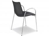 Кресло пластиковое с обивкой Scab Design Zebra Pop сталь, поликарбонат, ткань хром Фото 5