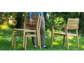 Кресло деревянное Ethimo Ambra тик натуральный Фото 2