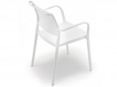 Кресло пластиковое PEDRALI Ara стеклопластик белый Фото 5