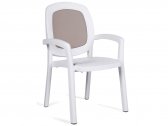 Пластиковое кресло Nardi Beta пластик белый, тортора Фото 1