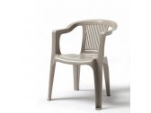 Кресло пластиковое SCAB GIARDINO Supergiada Monobloc пластик серый Фото 1