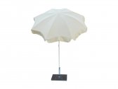 Зонт садовый с поворотной рамой Maffei Novara сталь, полиэстер белый Фото 3