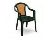 Кресло пластиковое SCAB GIARDINO Nausicaa monobloc пластик зеленый Фото 1