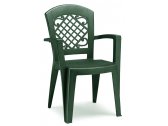 Кресло пластиковое SCAB GIARDINO Juliette monobloc пластик зеленый Фото 1