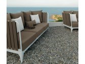 Комплект дизайнерской мебели Stripe Talenti алюминий, ткань коричневый Фото 2