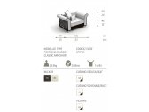 Комплект дизайнерской плетеной мебели Spider Talenti искусственный ротанг, ткань коричневый Фото 6