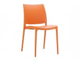 Пластиковый стул GS1007 Grattoni полипропилен, стекловолокно оранжевый Фото 1