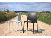 Пластиковый стул GS1007 Grattoni полипропилен, стекловолокно серебристый Фото 2