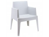 Пластиковое кресло GS1015 Grattoni полипропилен, стекловолокно серебристый Фото 1