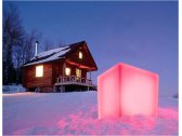 Куб пластиковый светящийся LED Piazza полиэтилен белый Фото 2