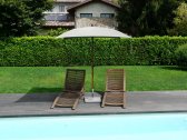 Зонт садовый Maffei Madera алюминий, полиэстер серо-коричневый Фото 1