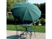 Зонт садовый с поворотной рамой Maffei Inox сталь, дралон зеленый Фото 1