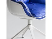 Кресло офисное с обивкой Gaber Choppy U алюминий, технополимер, гусиное перо, ткань Фото 5