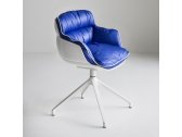 Кресло офисное с обивкой Gaber Choppy U алюминий, технополимер, гусиное перо, ткань Фото 4