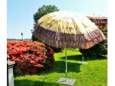 Зонт садовый с соломкой Maffei Tulum сталь, рафия Фото 12