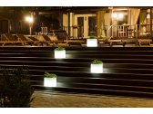 Кашпо пластиковое светящееся LED Piazza полиэтилен белый Фото 11