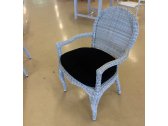 Кресло плетеное KWA Haga искусственный ротанг серый Фото 4