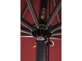 Зонт профессиональный Scolaro Napoli Standard алюминий, акрил антрацит, бордовый Фото 5
