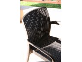 Кресло пластиковое Keter Bali Mono пластик с имитацией плетения графит Фото 13