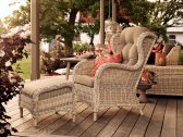 Кресло плетеное BraFab Evita искусственный ротанг коричневый Фото 6