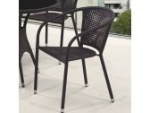 Кресло плетеное Afina Y137B-W51 Brown искусственный ротанг, сталь коричневый Фото 6
