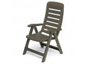Кресло пластиковое SCAB GIARDINO Quintilla armchair пластик серый Фото 1