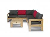 Комплект мебели из тика 4SIS Лавиньо тик коричневый, синий Фото 4