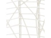 Кресло плетеное подвесное 4SIS Виши алюминий, искусственный ротанг, ткань белый Фото 11