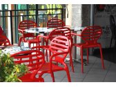 Кресло пластиковое Scab Design Cokka стеклопластик красный Фото 2